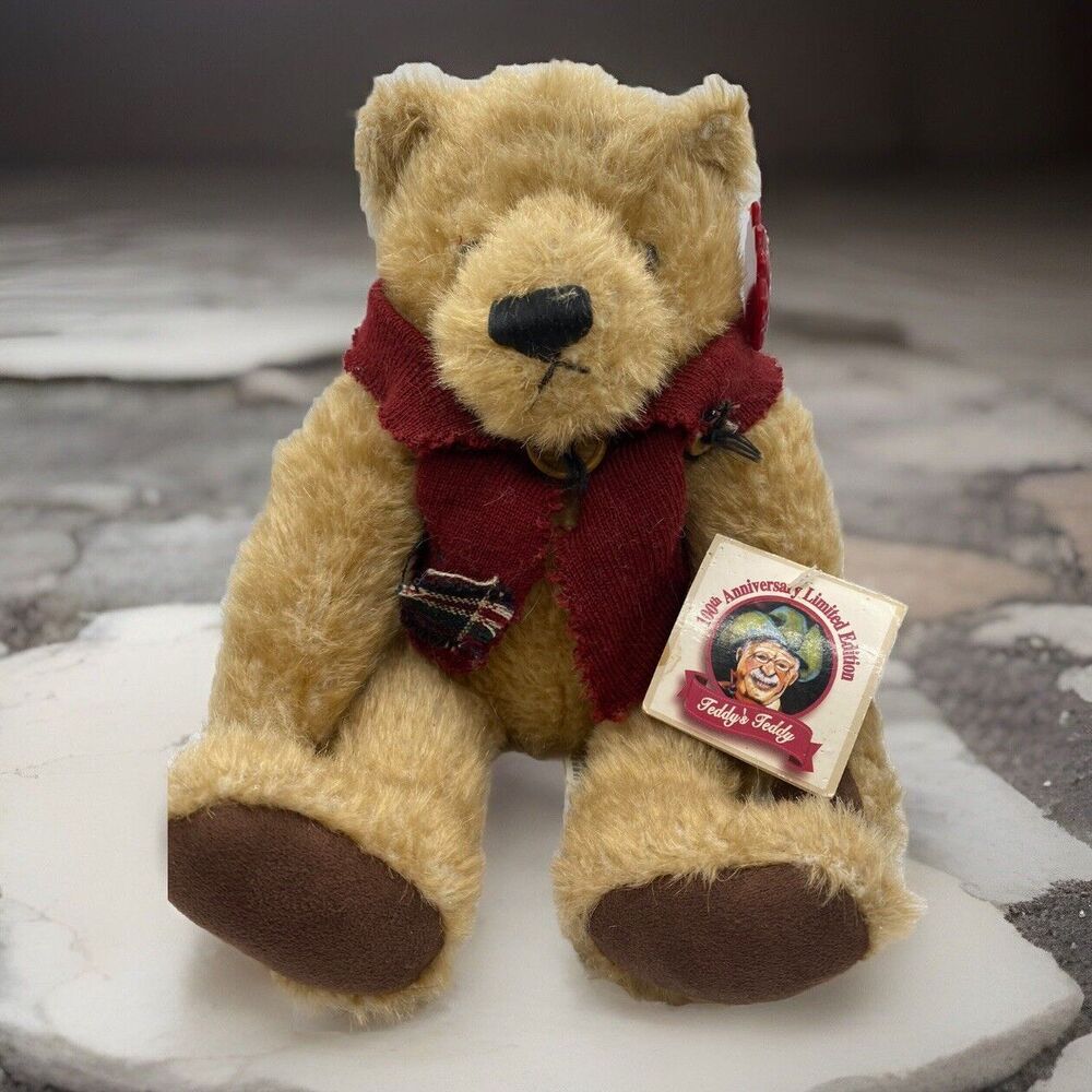DanDee Teddy's Teddy 100th Anniversary Limited Edition Teddy Bear NOS With Tags